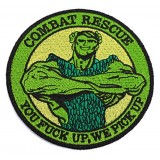 Patch PJ Combat Rescue a Colori Ricamata (KA-AC-6120-OD King Arms)
