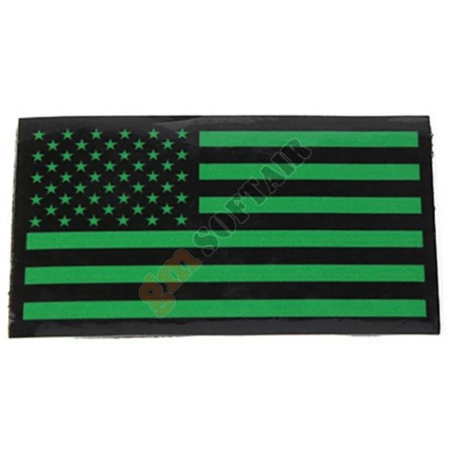 Patch USA SX Dark Green Plastificata Large (KA-AC-2156-DG King Arms)