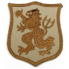 Patch Seal Gold Team Lion S TAN Ricamata (KA-AC-6063-TAN King Arms)