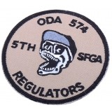 Patch ODA 574 5th SFGA a Colori Ricamata (KA-AC-6053-TAN King Arms)