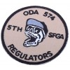 Patch ODA 574 5th SFGA a Colori Ricamata (KA-AC-6053-TAN King Arms)