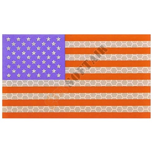 Bandiera USA SX a Colori Plastificata Large (KA-AC-2150-COL King Arms)