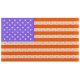 Bandiera USA SX a Colori Plastificata Large (KA-AC-2150-COL King Arms)