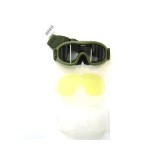 Occhiali Tipo Carrista con Lenti Verdi (YH363 Royal)