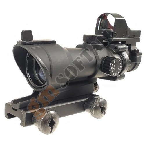 Acog 4X32 Scope con Mini Dot Nera (AO5320 AIM-O)
