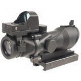 Acog 4X32 Scope con Mini Dot Nera (AO5320 AIM-O)