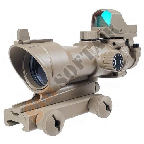 Acog 4X32 Scope con Mini Dot TAN