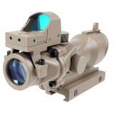 Acog 4X32 Scope con Mini Dot TAN (AO5320 AIM-O)