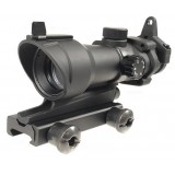 ACOG 4X32 Scope con Sgancio Rapido Nera (AO5314 AIM-O)