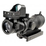 ACOG 4X32 Scope con Mini Dot Nera (AO5317 AIM-O)