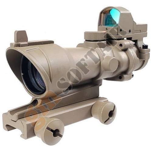 ACOG 4X32 Scope con Mini Dot TAN (AO5317 AIM-O)