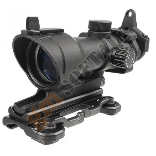 ACOG 4X32 Reticolo Illuminato con Sgancio rapido Nera