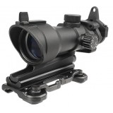 ACOG 4X32 Reticolo Illuminato con Sgancio rapido Nera