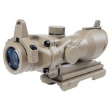 ACOG 4X32 Reticolo Illuminato con Sgancio Rapido TAN (AO5319 AIM-O)