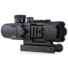4X32 Tactical Compact Scope con Reticolo Illuminato Nera (AO3036 AIM-O)