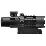 4X32 Tactical Compact Scope con Reticolo Illuminato Nera (AO3036 AIM-O)