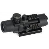 4X32 Tactical Compact Scope con Reticolo Illuminato Nera (AO3036 AIM-O)