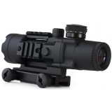 4X32 Tactical Compact Scope con Reticolo Illuminato Nera (AO3036 AIM-O)