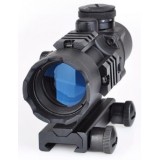 4X32 Tactical Compact Scope con Reticolo Illuminato Nera (AO3036 AIM-O)