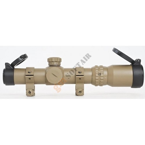 1-4x24SE Tactical Scope (Red-Green Reticle) TAN (AO3044 AIM-O)