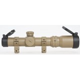1-4x24SE Tactical Scope (Red-Green Reticle) TAN (AO3044 AIM-O)