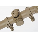 1-4x24SE Tactical Scope (Red-Green Reticle) TAN (AO3044 AIM-O)