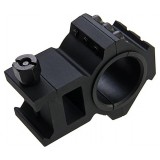 Coppia di Anelli Alti Top Rail 25.4 - 30 mm Neri (AO9030 AIM-O)