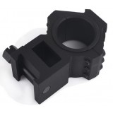 Coppia di Anelli Alti Top Rail 25.4 - 30 mm Neri (AO9030 AIM-O)