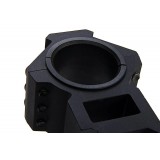 Coppia di Anelli Alti Top Rail 25.4 - 30 mm Neri (AO9030 AIM-O)