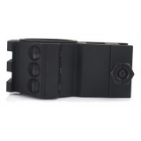 Coppia di Anelli Alti Top Rail 25.4 - 30 mm Neri (AO9030 AIM-O)