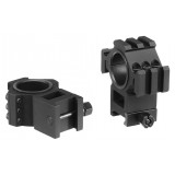 Coppia di Anelli Alti Tri-side Rail 25.4 - 30 mm Neri (AO9031 AIM-O)
