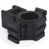 Coppia di Anelli Alti Tri-side Rail 25.4 - 30 mm Neri (AO9031 AIM-O)