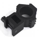 Coppia di Anelli Alti Tri-side Rail 25.4 - 30 mm Neri (AO9031 AIM-O)