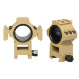 Coppia di Anelli Alti Tri-side Rail 25.4 - 30 mm TAN (AO9031 AIM-O)