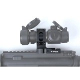 Anello Tactical QD Mount 25/30 mm Nero (AO9019 AIM-O)
