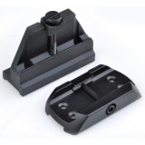 T1 Red/Green Dot with QD/Low Mount Black (AO5029 AIM-O)