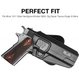 Fondina in Polimero - Level II OWB - Beretta 92FS / Taurus PT92 (GF-POB92A Gunflower)