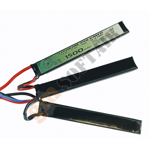 LiPo 11.1V x 1500mAh - 30C - Crane Tripla - DEANS (B15CD SUPREME)