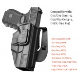 Fondina in Polimero - Level II OWB - Beretta 92FS / Taurus PT92 (GF-POB92A Gunflower)