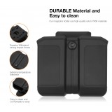 Porta Caricatori in Polimero - OWB Double - 9mm/cal.40 - Belt Clip (GF-PMD21 Gunflower)