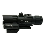 Prisme Scope 4x32 - Red Laser - Black (8384 JS-Tactical)