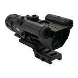 Prisme Scope 4x32 - Red Laser - Black (8384 JS-Tactical)