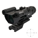 Prisme Scope 4x32 - Red Laser - Black (8384 JS-Tactical)