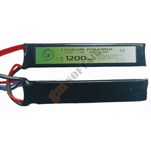 LiPo 7.4V x 1500mAh - 30C - Crane Doppia - DEANS (A15CD SUPREME) LiPo 7.4V x 1500mAh - 30C - Crane Doppia - DEANS (A15CD SUPREME)