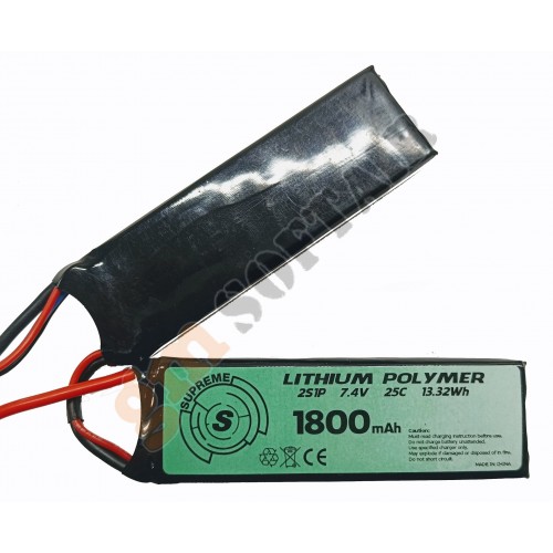 LiPo 7.4V x 1800mAh - 25C - Doppia M4 - TAMIYA (A18MT SUPREME)
