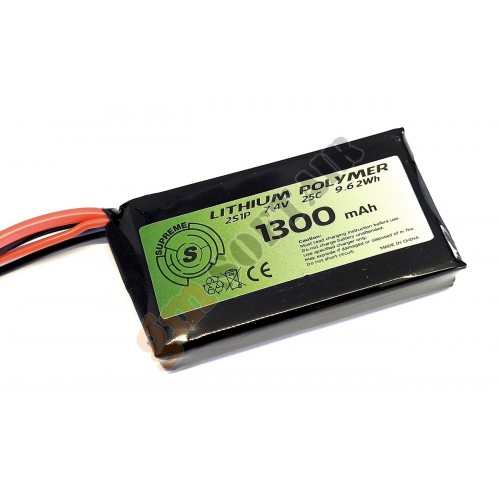 LiPo 7.4 x 1300mAh - 25C - Peq15 - TAMIYA (A13T SUPREME)