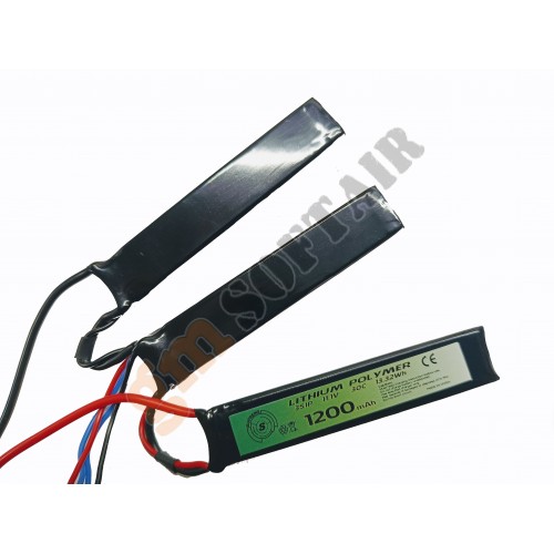 LiPo 11.1V x 1200mAh - 30C - Crane Tripla - DEANS (B12CD SUPREME)
