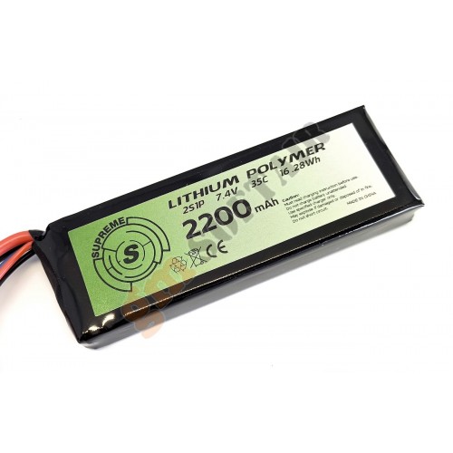LiPo 7.4 x 2200mAh - 35C - Tavoletta - TAMIYA (A22T SUPREME)