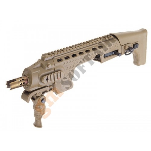 Caribe Action Combat Carbine per Glock 17-18 TAN (APS-SA011D APS CONCEPTION)