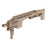 Caribe Action Combat Carbine for Glock 17-18 TAN (APS-SA011D APS CONCEPTION)